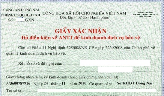 Điều kiện kinh doanh dịch vụ bảo vệ Điều kiện kinh doanh dịch vụ bảo vệ