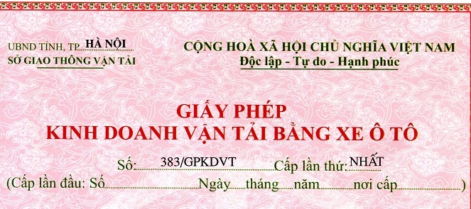 Điều kiện kinh doanh vận tải bằng xe ô tô Điều kiện kinh doanh vận tải bằng xe ô tô